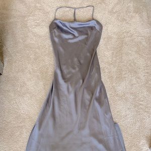 Express Satin Cowl Neck Dress OBO
